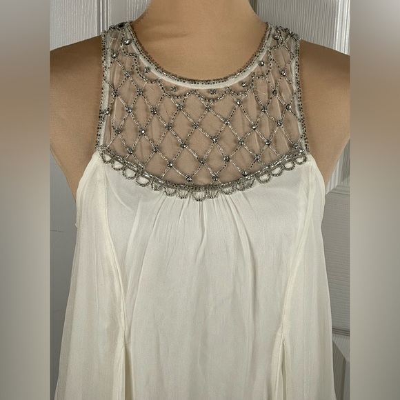 Urban Outfitters KB Glynda Beaded Trapeze Dress Small - Picture 7 of 10